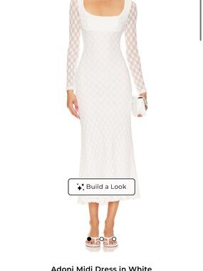 Bardot Adoni Midi Dress in White